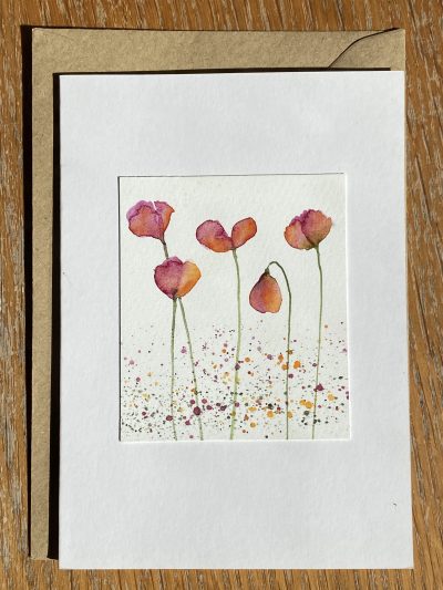 watercolour floral cards